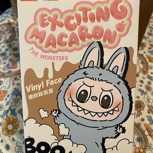 Authentic Unopened Exciting Macaron Labubu from Pop Mart - Sea Salt Coconut